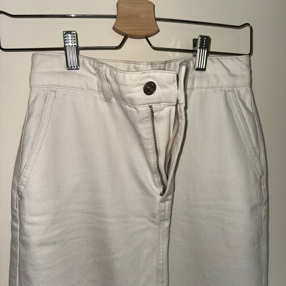 Maxi Denim Skirt, Neutral- Reformation - Picture 5 of 5